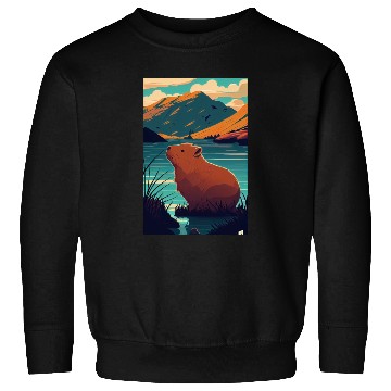 Discover Capybara Nature Capibara Sweatshirts