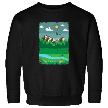 Discover Peaceful Nature Scenery Sweatshirts