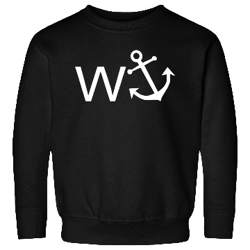 Discover W Anchor Wanker Jerk Slang Sweatshirts