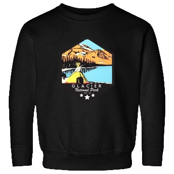 Discover Glacier national park Sweatshirts