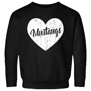 Discover Mustangs School Sports Fan Team Spirit Mascot He Sweatshirts