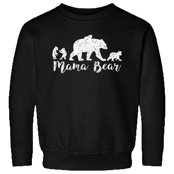 Discover Mama Bear With Little Cubs Sweatshirts