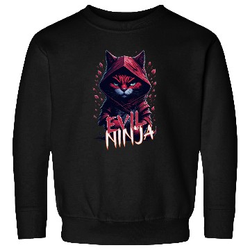 Discover Powerful American Shorthair Cat Ninja Sweatshirts