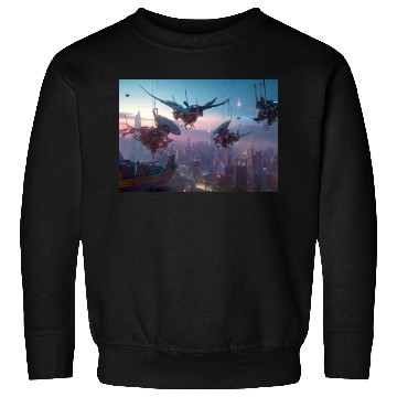 Discover The Future is in Flight Sweatshirts