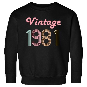 Discover 40Th For Her 40 1981 Sweatshirts