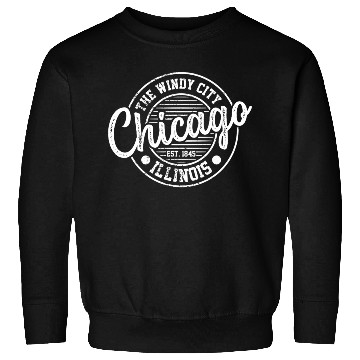 Discover Chicago The Windy City Illinois Vacation Sweatshirts