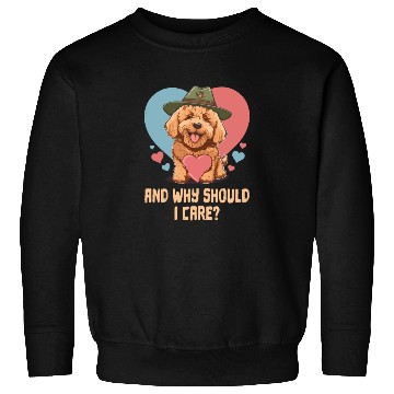 Discover And Why Should I Care Goldendoodle Dog Dad Doodle Sweatshirts