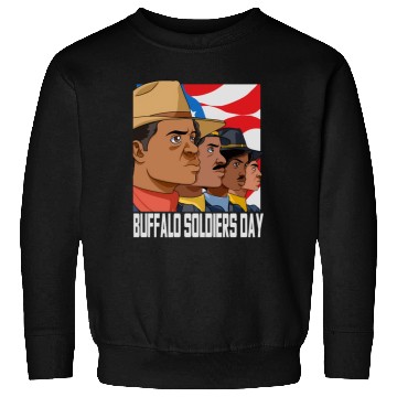 Discover National Buffalo Soldiers Day July 28Th Patriotic Sweatshirts