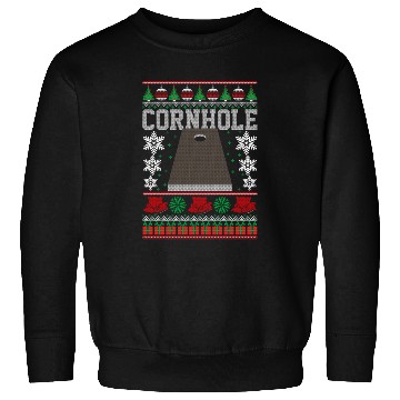Discover Cornhole Ugly Happy Sweatshirts