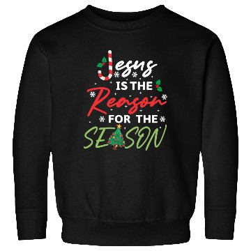Discover Jesus Is The Reason For The Season Candy Cane Sweatshirts