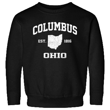 Discover Columbus Ohio Oh State Athletic Style Sweatshirts