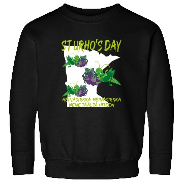 Discover St Urhos Day Grasshopper Grapes Vineyard Minnesota Sweatshirts