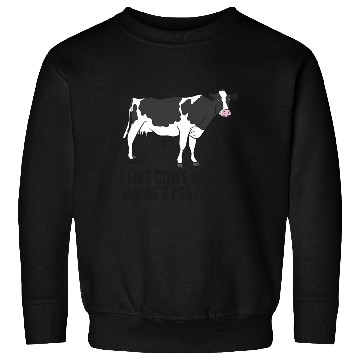 Discover Cow Farmer I Like Cows And Maybe 3 People Cattle C Sweatshirts