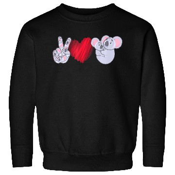 Discover Peace Love Koala Koala Lover Sweatshirts