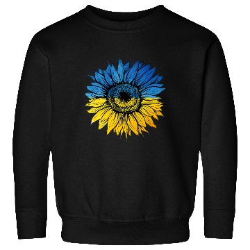 Discover Sunflower Ukraine Ukrainian Flag Stand With Ukrain Sweatshirts