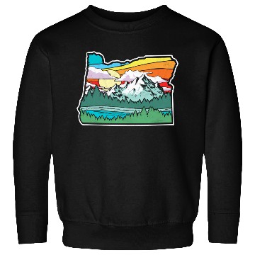 Discover Oregon Nature Outdoors Sweatshirts