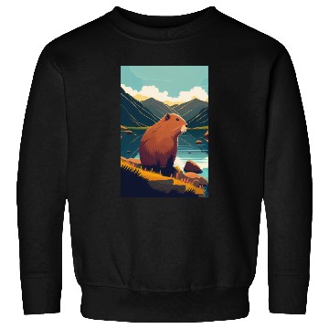 Discover Capybara Nature Capibara Sweatshirts