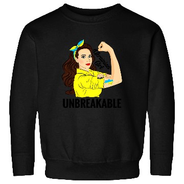 Discover Ukrainian Unbreakable Ukraine Flag Sweatshirts