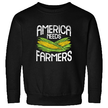 Discover America Needs Farmers Agriculture Corn Farming Sweatshirts