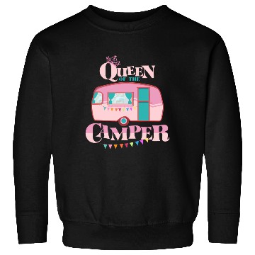 Discover Queen Of The Camper Camping Sweatshirts