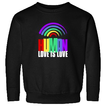 Discover Human Sweatshirts LGBTQ Pride Rainbow Flag Gay Lesbian