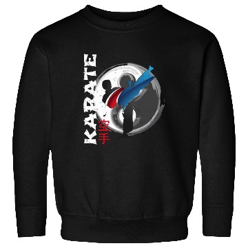 Discover Martial Side Kick Ying Yang Karate Sweatshirts