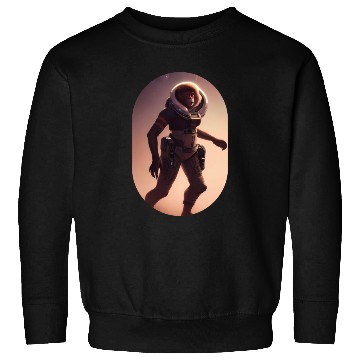 Discover Astronaut Monkey Discovering Planet Mars 1 1 Sweatshirts