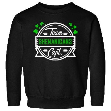Discover Shenanigans Team Captain ShamrocSt PatricDay Sweatshirts