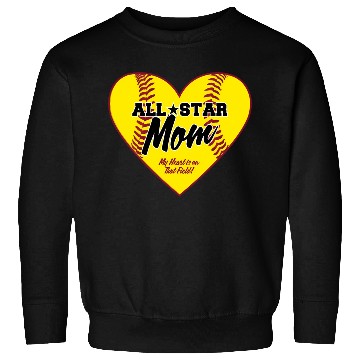 Discover All-Star Softball Mom Sweatshirts