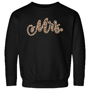 Discover Bride Groom Mrs Leopard Print Wedding Sweatshirts