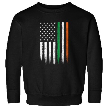 Discover Patriotic Irish American Flag Ireland St Patrick'S Sweatshirts
