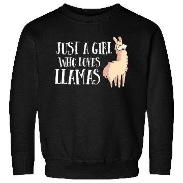 Discover Llama Just A Who Loves Llamas Sweatshirts