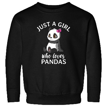 Discover Just A Who Loves Pandas Panda Sweatshirts