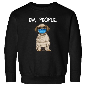 Discover Shih Tzu Ew People Dog Wearing Face Sweatshirts