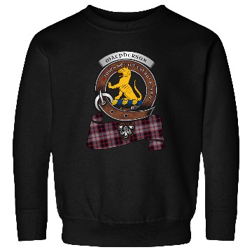 Discover Macpherson Scottish Clan Badge Tartan Sweatshirts