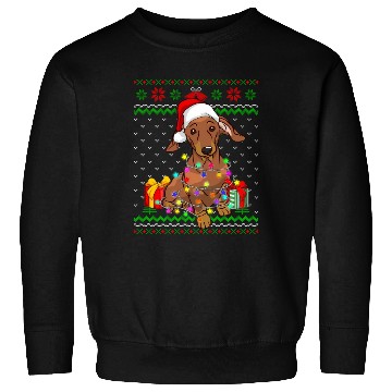 Discover Ugly Lights Dachshund Dog Sweatshirts