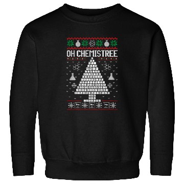 Discover Oh Chemist Tree Merry Chemistree Chemistry Ugly Sweatshirts