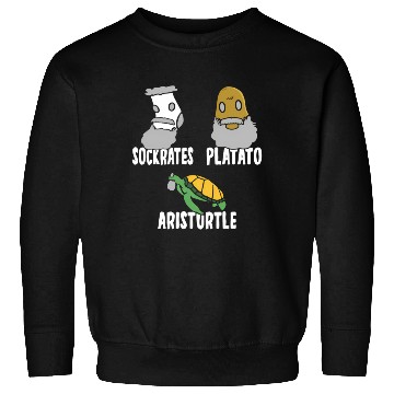 Discover Philosophy Socrates Plato Aristotle Meme For Philo Sweatshirts