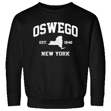 Discover Oswego New York Ny State Athletic Style Sweatshirts