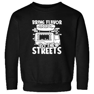 Discover Street Food Hotdog Sweatshirts