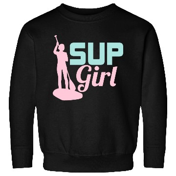 Discover SUP Girl Stand Up Paddle Board Sweatshirts