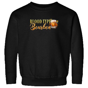 Discover Blood Type Bourbon Cocktail Bartender Sweatshirts