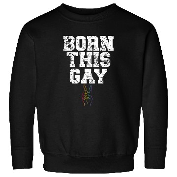 Discover Born This Gay Sexual Diversity Gay Pride LGBTQ Sweatshirts