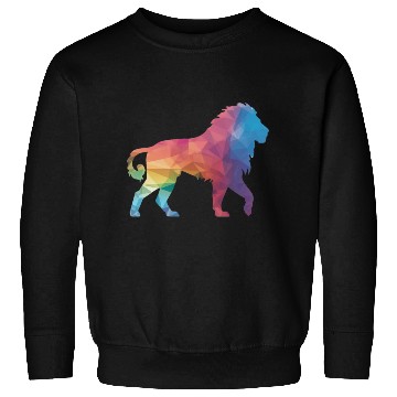 Discover Lion silhouette Sweatshirts