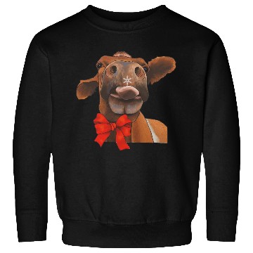 Discover Christmas Cow Sweatshirts Cow Farming Farmer