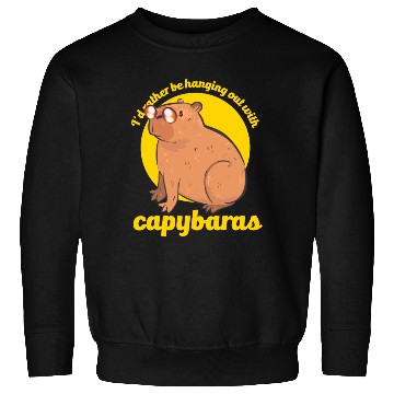 Discover Capybara Lover Rodent Animal Capybara Sweatshirts