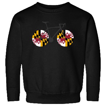 Discover Maryland Flag Cycling Sweatshirts