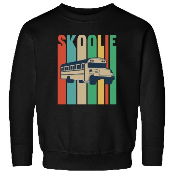 Discover Skoolie Design For A School Bus Lover Sweatshirts