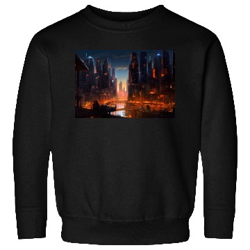 Discover Chicago Cyber Punk Sweatshirts