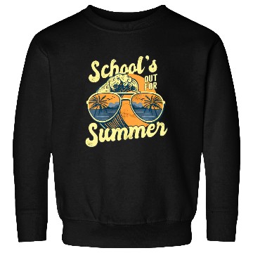 Discover Schools Out For Summer For Teacher Cool Last Day V Sweatshirts